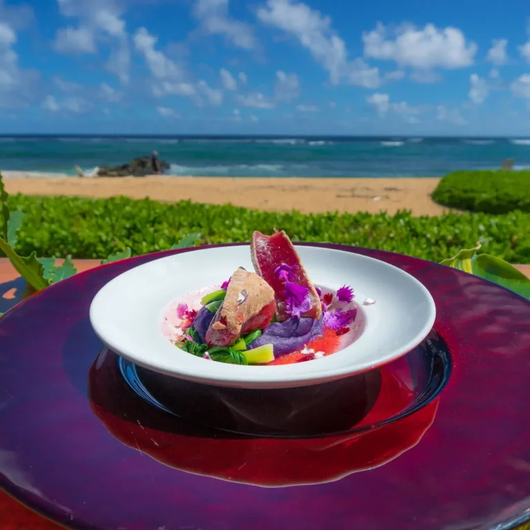 Oasis on the Beach is a Restaurant located in the city of Kapaa on Kauai, Hawaii