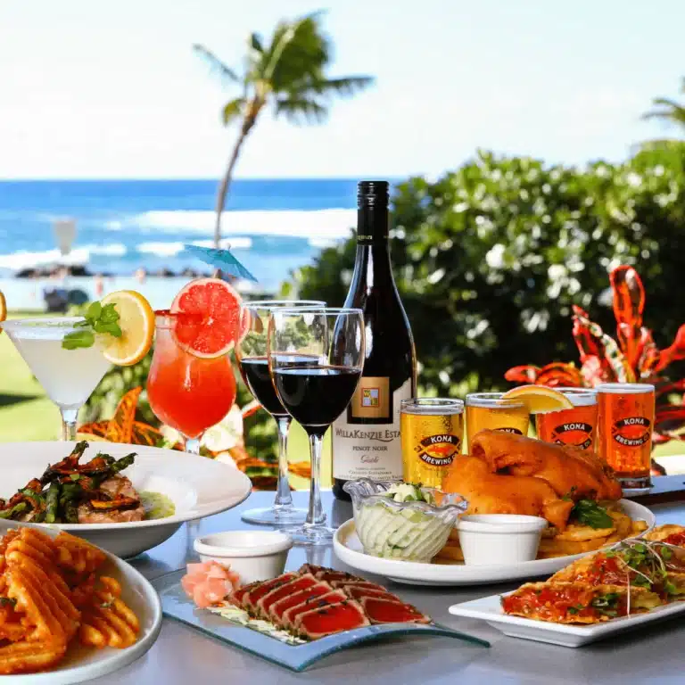 Brennecke’s Beach Broiler is a Restaurant located in the city of Poipu on Kauai, Hawaii