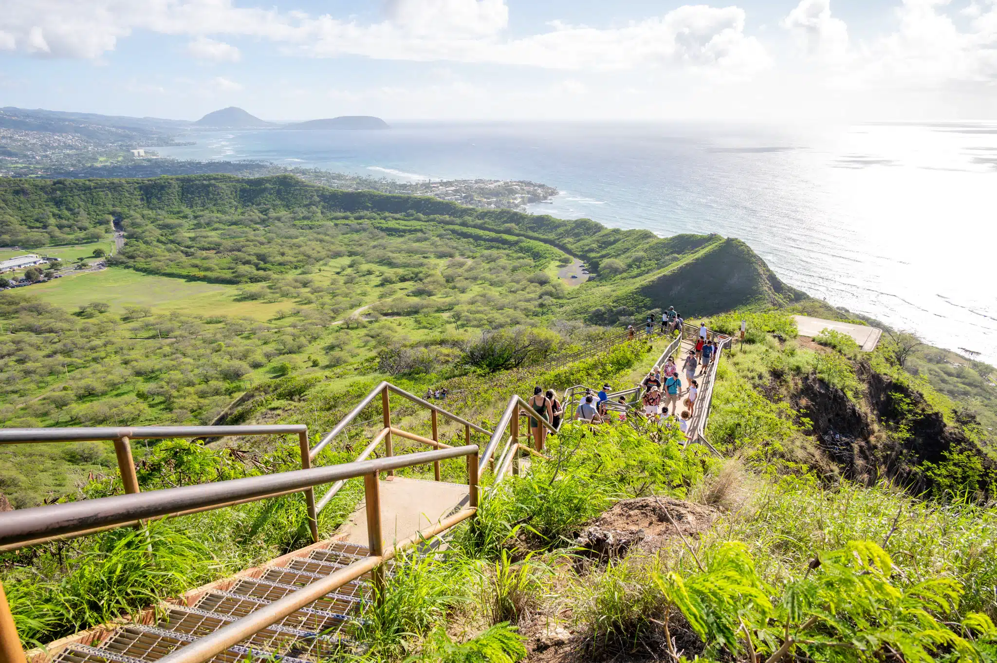 Diamond Head Summit Trail is a Hiking Trail located in the city of Honolulu on Oahu, Hawaii