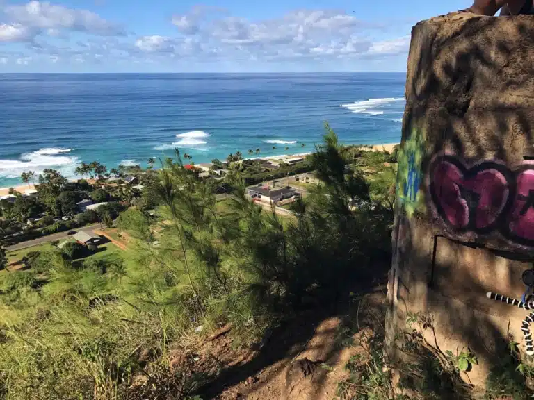 Ehukai Pillbox Hike is a Hiking Trail located in the city of Haleiwa on Oahu, Hawaii