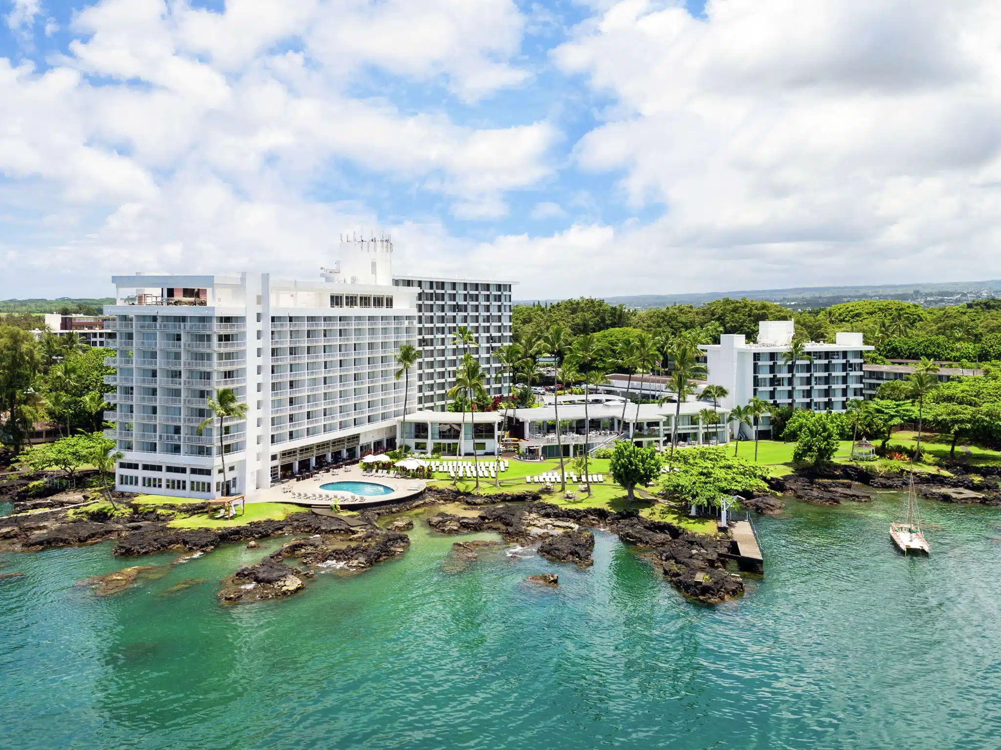 Grand Naniloa Hotel by Hilton is a Hotel located in the city of Hilo on Big Island, Hawaii