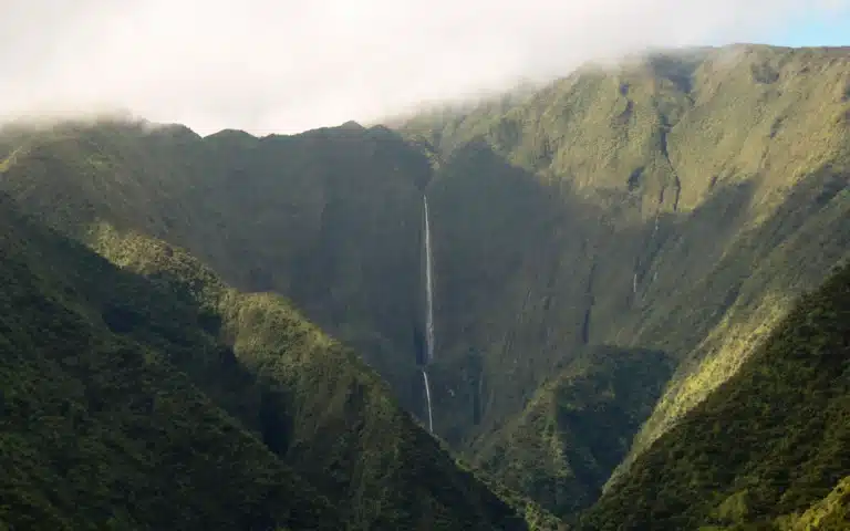 Honokohau Falls is a Waterfall located in the city of Hana on Maui, Hawaii