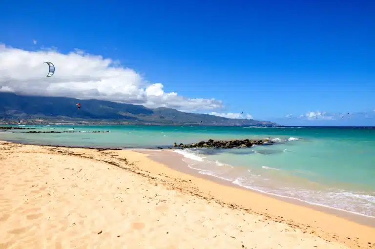 Kanaha Beach Park is a Beach located in the city of Kahului on Maui, Hawaii