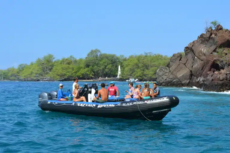 Kealakekua Bay Snorkeling Tour is a Boat Activity located in the city of Kailua-Kona on Big Island, Hawaii