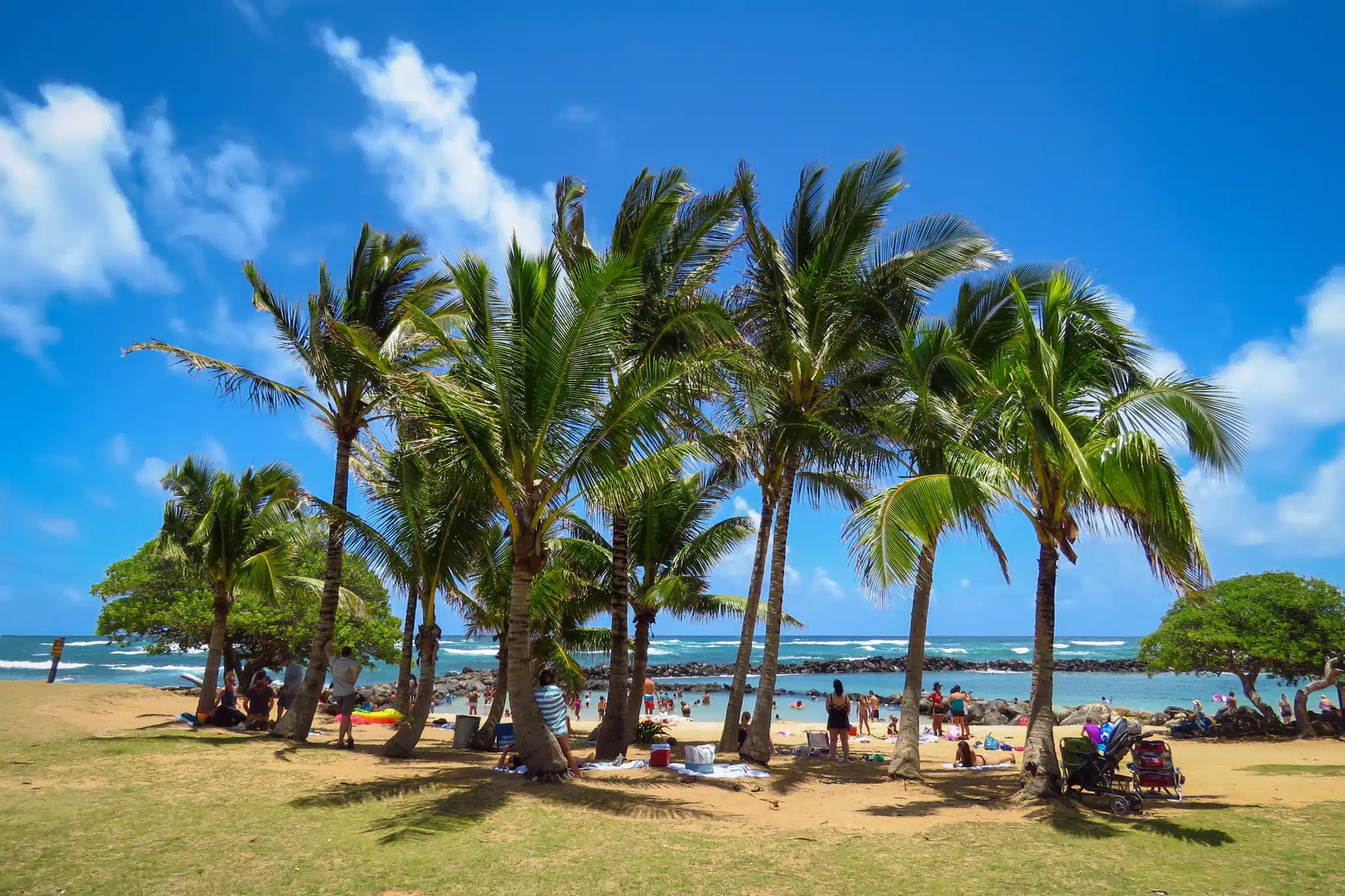 Lydgate Beach park is a Beach located in the city of Kapaa on Kauai, Hawaii