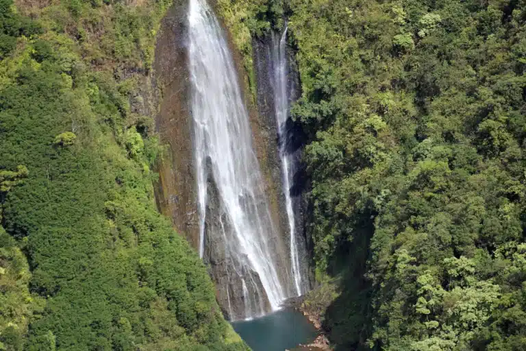 Manawaiopuna (Jurassic Park) Falls is a Waterfall located in the city of Hanapepe on Kauai, Hawaii