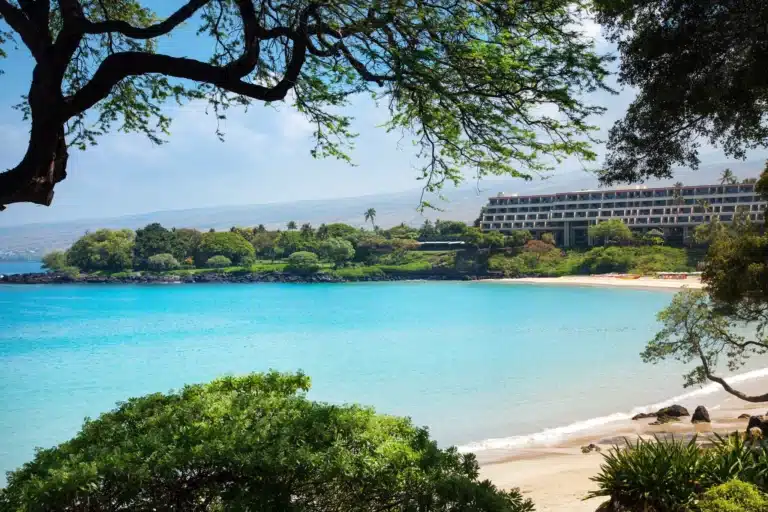 Mauna Kea Beach Hotel is a Hotel located in the city of Kamuela on Big Island, Hawaii