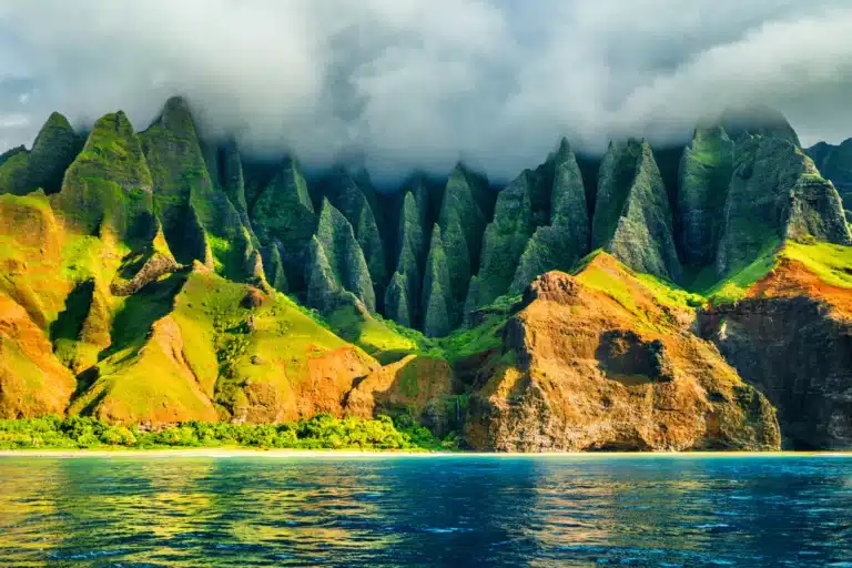 Na Pali Coast State Wilderness Park is a State Park located in the city of Kekaha on Kauai, Hawaii