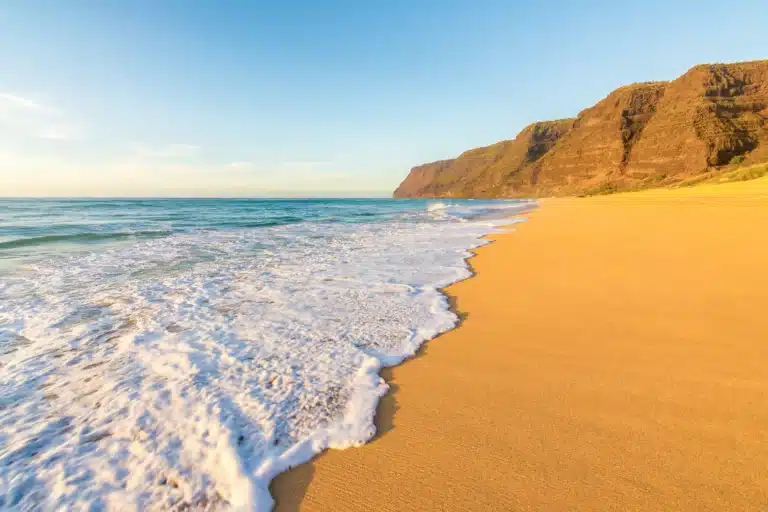 Polihale Beach is a Beach located in the city of Kekaha on Kauai, Hawaii