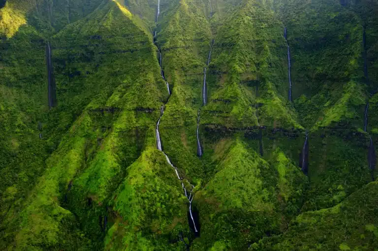 Waialeale Falls (Blue Hole): Waterfall Attraction in the town of Kekaha on Kauai