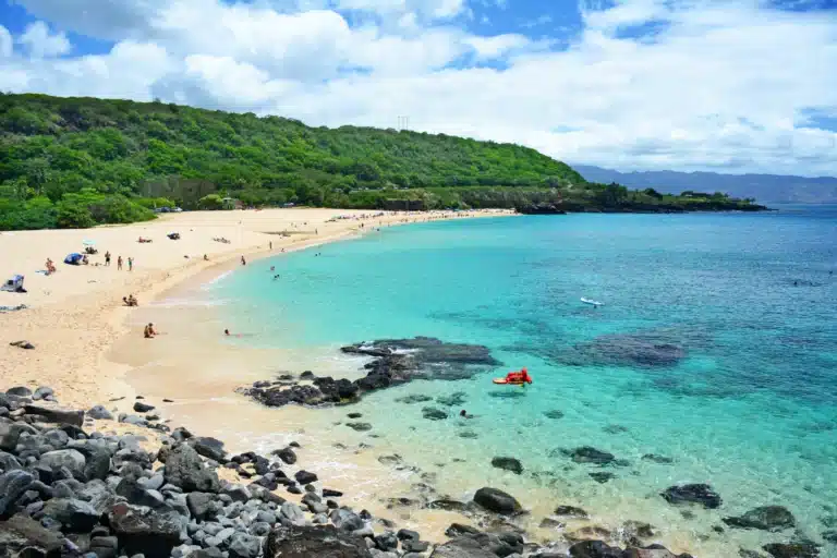 Waimea Bay Beach Park is a Beach located in the city of Haleiwa on Oahu, Hawaii