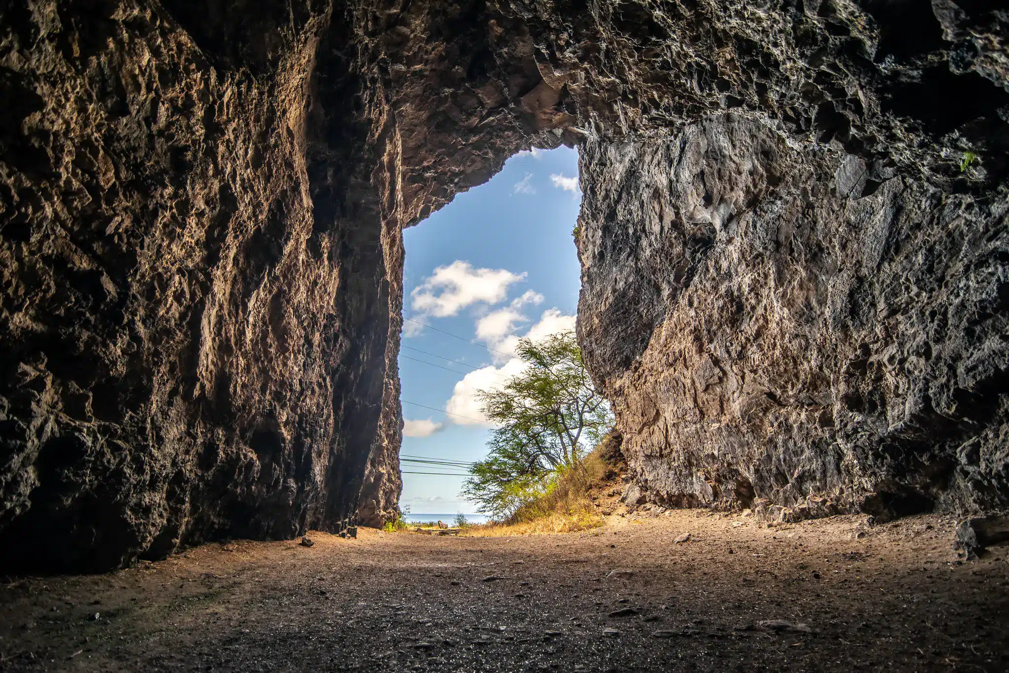 Kaneana Cave is a Heritage Site located in the city of Waianae on Oahu, Hawaii
