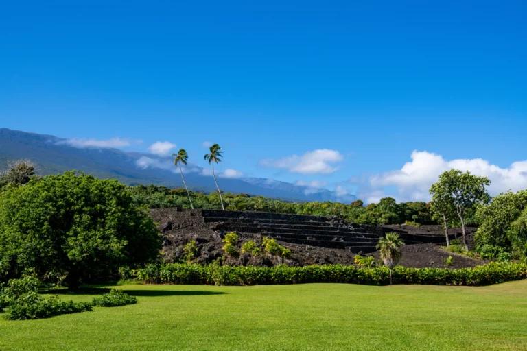 Pi'ilanihale Heiau is a Heritage Site located in the city of Hana on Maui, Hawaii